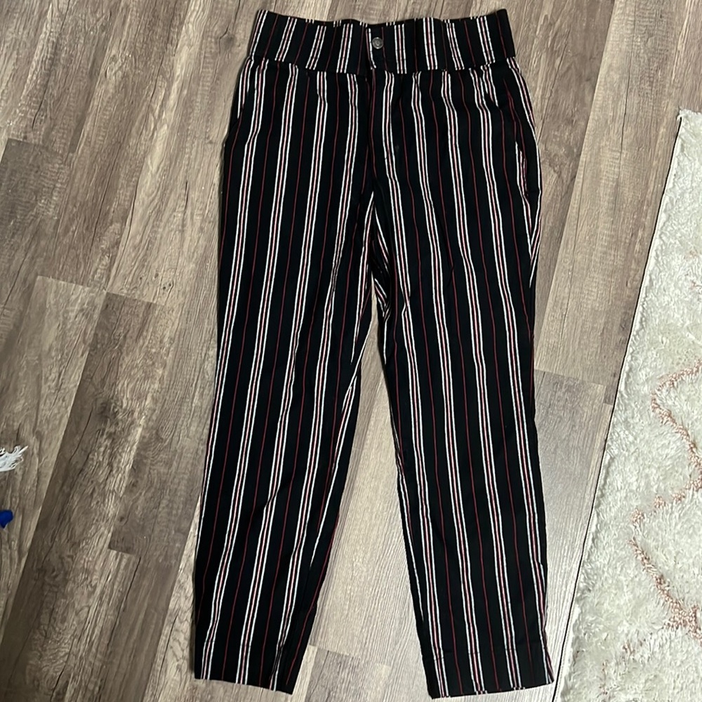 Cute stripped Hollister pants size large
